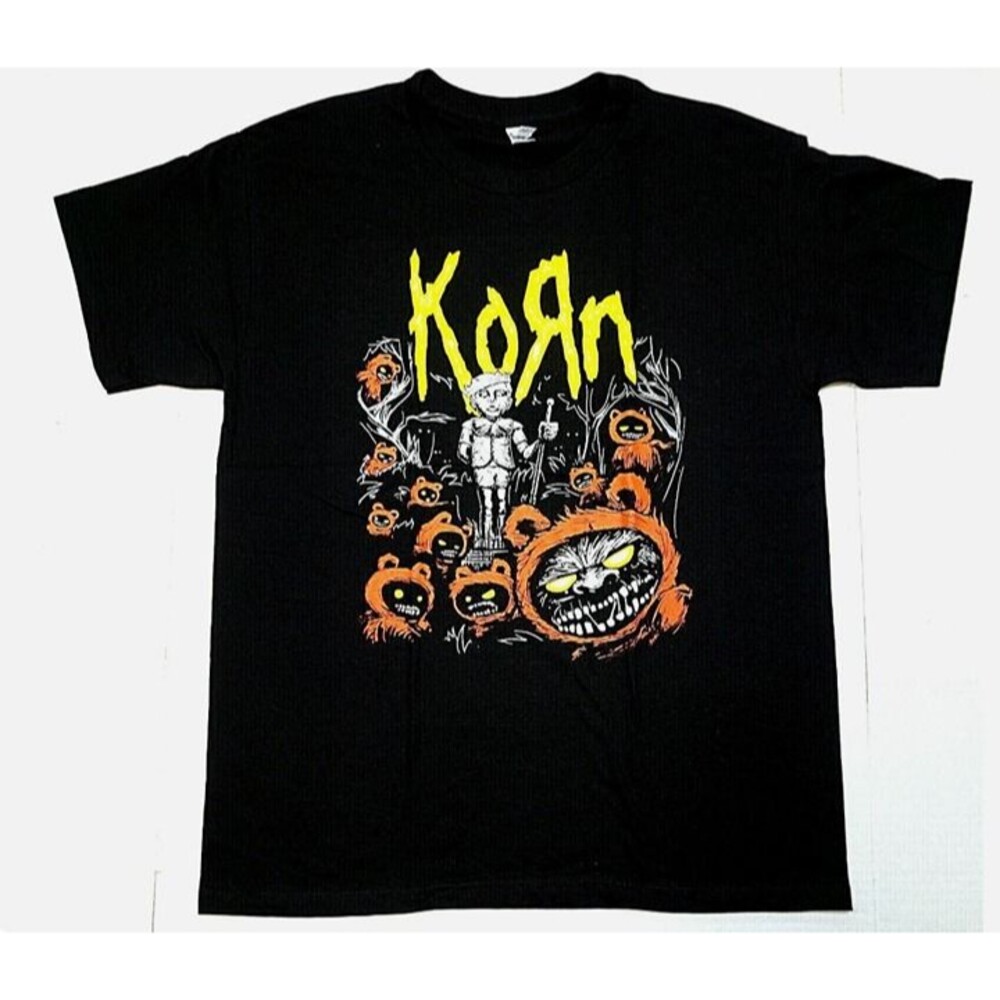RARE KORN TEE Nu Metal Alternative Rock Band Men's Tee 100% Cotton XS
